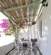 Budget Self Catering Apartments - Naxos. Olga Apartment terrace.